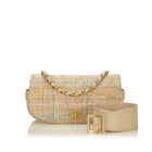 Chanel Beige Tweed Convertible 3 in 1 Crossbody Bag
