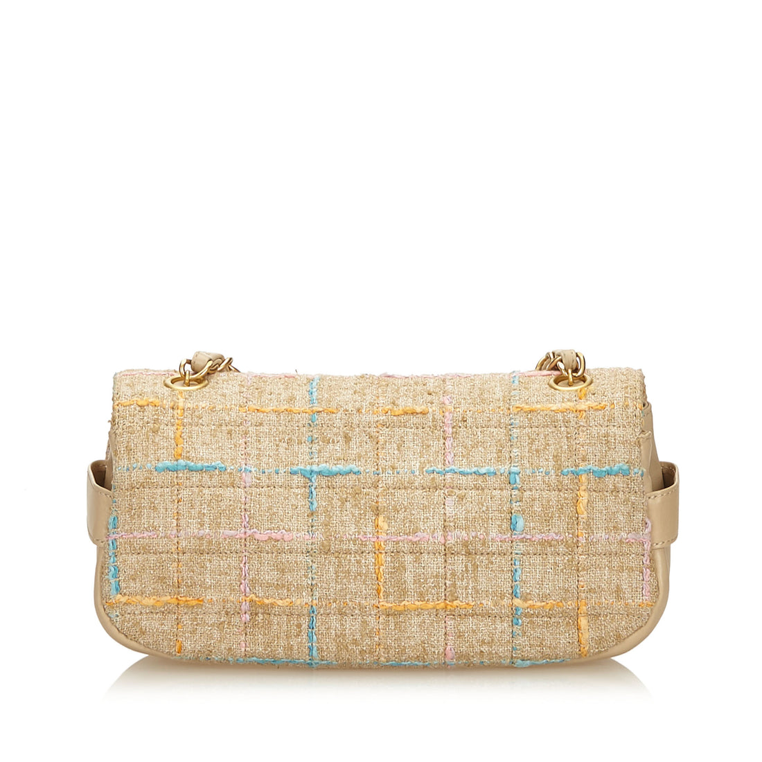 Chanel Beige Tweed Convertible 3 in 1 Crossbody Bag