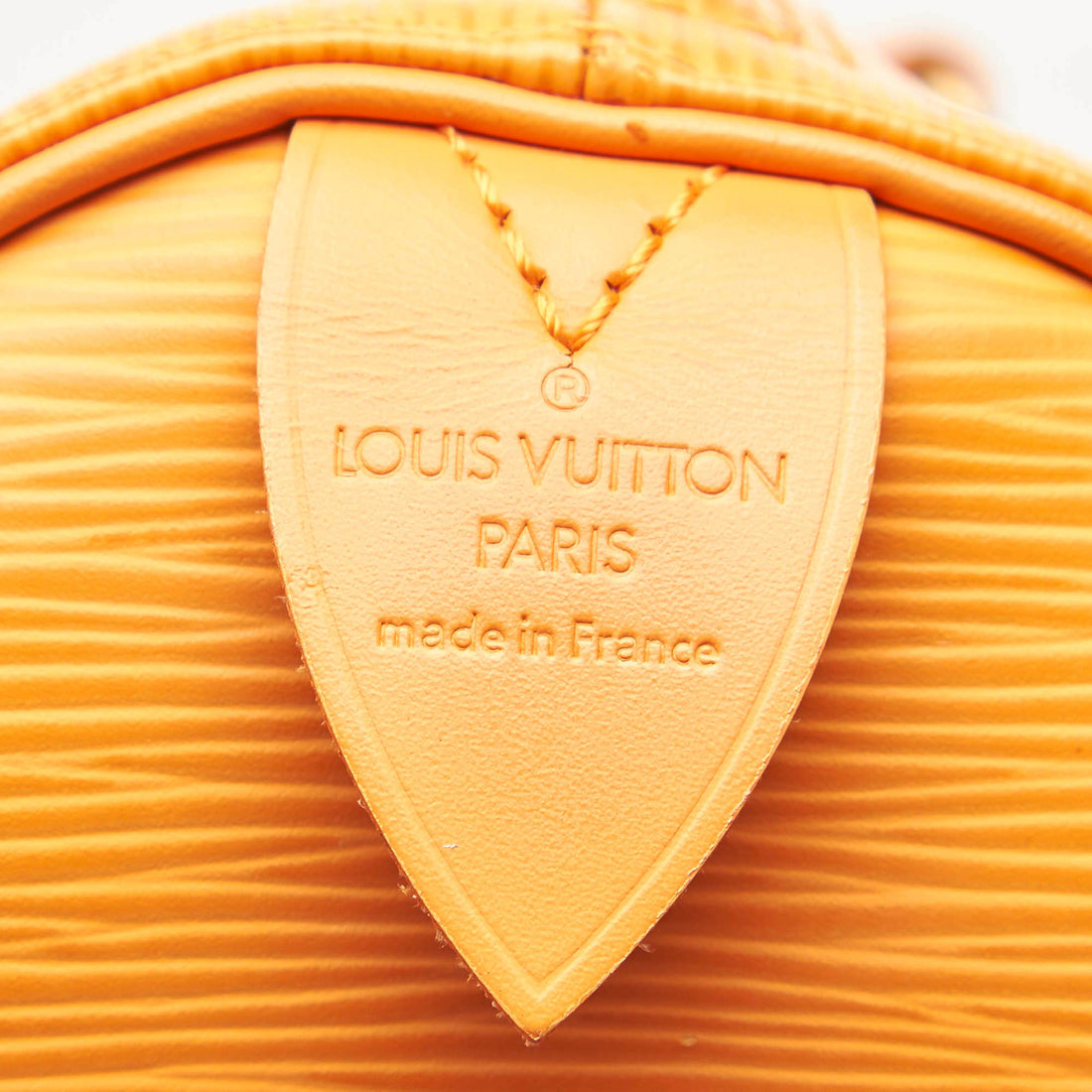 Travel bag Louis Vuitton Orange in Plastic - 16344844