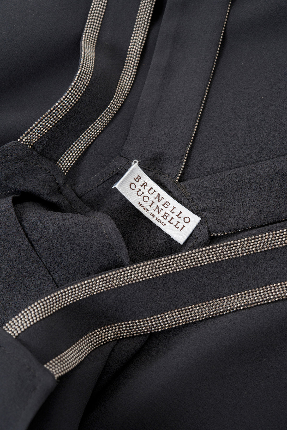 Brunello Cucinelli Grey Long Silk Overalls Maxi Dress