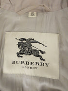 Burberry Beige Gabardine Canvas Trench Coat - IT38 / US4