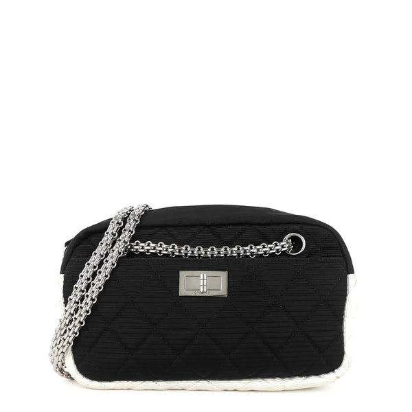 Chanel Black/Ivory Quilted Nylon Reissue Small Camera Case Bag - Yoogi's  Closet