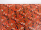 Goyard Orange Goyardine Richelieu Long Flap Bi-Fold Wallet