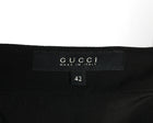 Gucci Black Silk Pleated Skirt with Crystal Bead Detail - 6