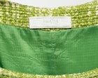 Prada Lime Green Tweed Sleeveless Dress - 6