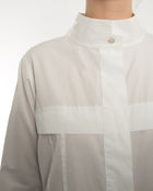 Chanel 08P White Cotton Seamed Button Down Shirt - 8