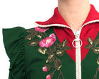Gucci Pre-Fall 2017 Green Zip Front “Hollywood” Tiger Track Jacket - S