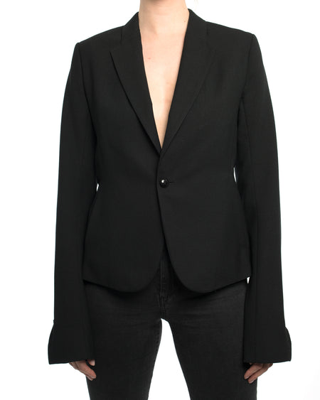 Rick Owens Black Wool Jacket - 10
