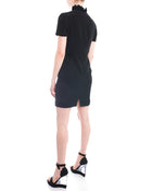Lanvin Black 1960’s Style Dress with Ruffle Neck - 6