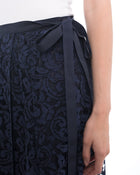 Sacai Luck Blue Lace Wrap Skirt - 6