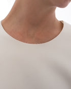 MSGM Ivory Short Sleeve Shirt with Ruffle Detail - 6