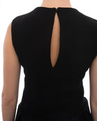 Marni Black Wool Sleeveless Peplum Dress - 2