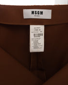 MSGM Rust Ruffle Wrap Skirt - 8