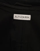 Altuzarra Ward Black Blazer with Gold Fox Buttons - 12