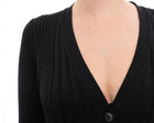 Maison Margiela Charcoal Grey Ribbed Cardigan Sweater Dress - 4/6