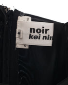 Noir Kei Ninomiya Comme Des Garcons Black Ruffle Dress - S