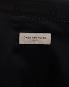 Dries Van Noten Grey Blazer with Gold Sequin Appliqué - 6
