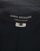 Junya Watanabe Comme des Garcons Navy Trench Coat Cape - 2
