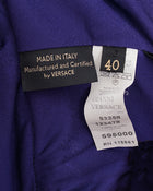 Versace Purple Jersey Dress with Segmented Lucite Belt – 4