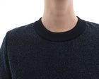 Chanel 17B Navy Textured Shimmer Gabrielle Coco Pullover Top