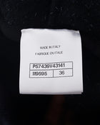 Chanel 17B Navy Textured Shimmer Gabrielle Coco Pullover Top