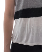 Fendi Grey White Black Sleeveless Knit Top – 6