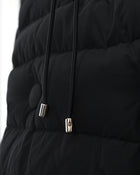 Moncler Black Puffer Coat with Shearling Trim – 6