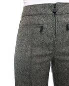 Moncler Black and Grey Salt and Pepper Wool Wide Leg Ski Pants - 6