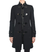 Andrew GN Black Coat with Patent Leather Trim and Toggle Buttons - 2/4