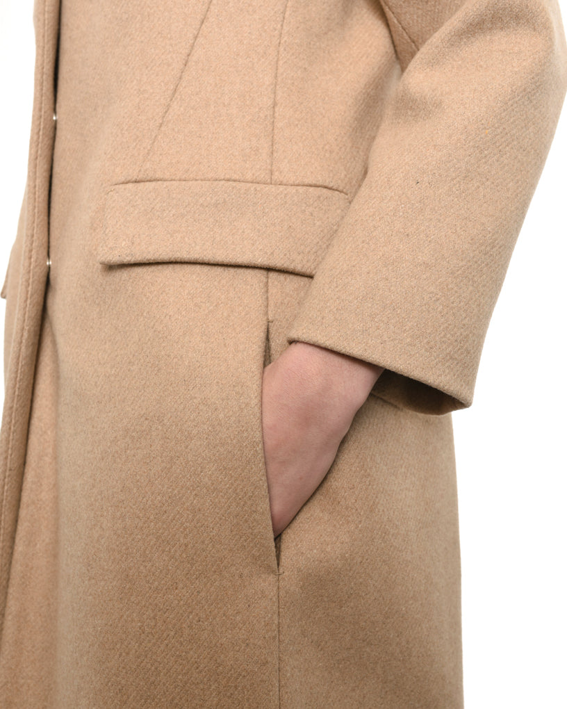 Light camel hot sale wool coat