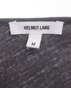 Helmut Lang Light Grey Taupe Wool Asymmetrical Knit Dress - M