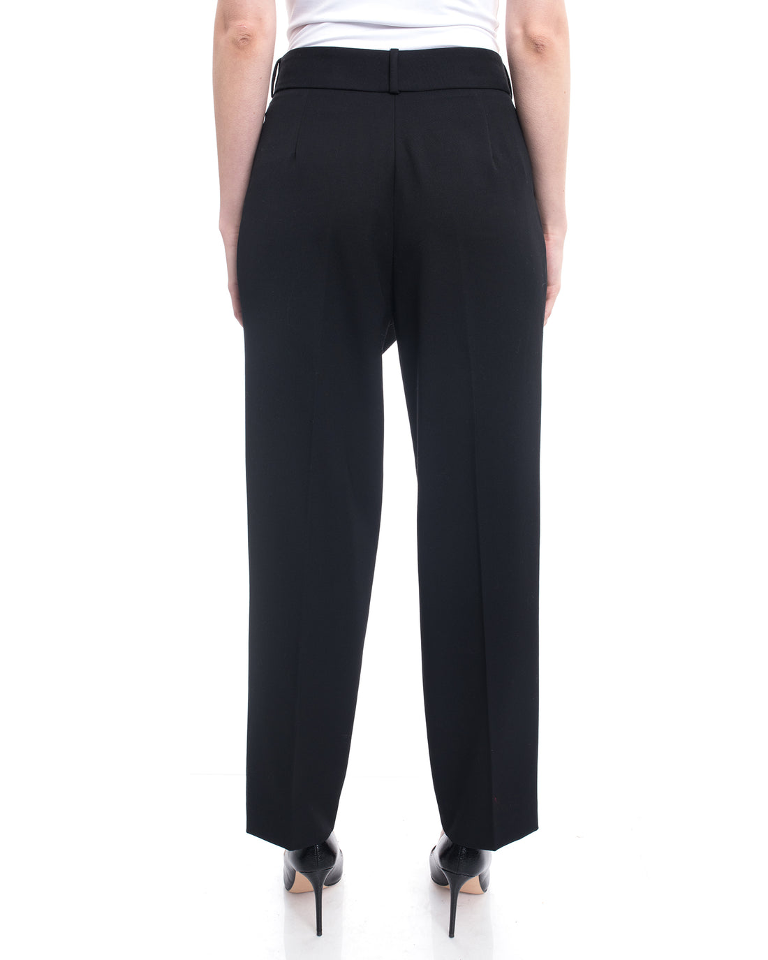 Lanvin Black Dress Trouser with Sash Belt - 6