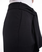 Lanvin Black Dress Trouser with Sash Belt - 6