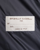 Brunello Cucinelli Charcoal Goose Down Filled Bomber Jacket - 8