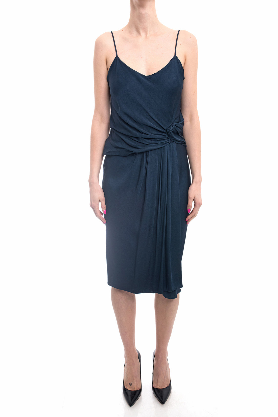 Jason Wu Dark Steel Blue Strappy Jersey Dress - 6 I MISS YOU VINTAGE Jason Wu Dark Steel Blue Strappy Jersey Dress - 6 I MISS YOU VINTAGE