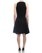 McQ Alexander McQueen Black Sleeveless Flare Skirt Dress - 6