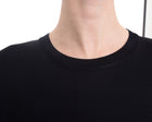 Valentino Navy Knit Short sleeve Top with Fringe Hem - 8