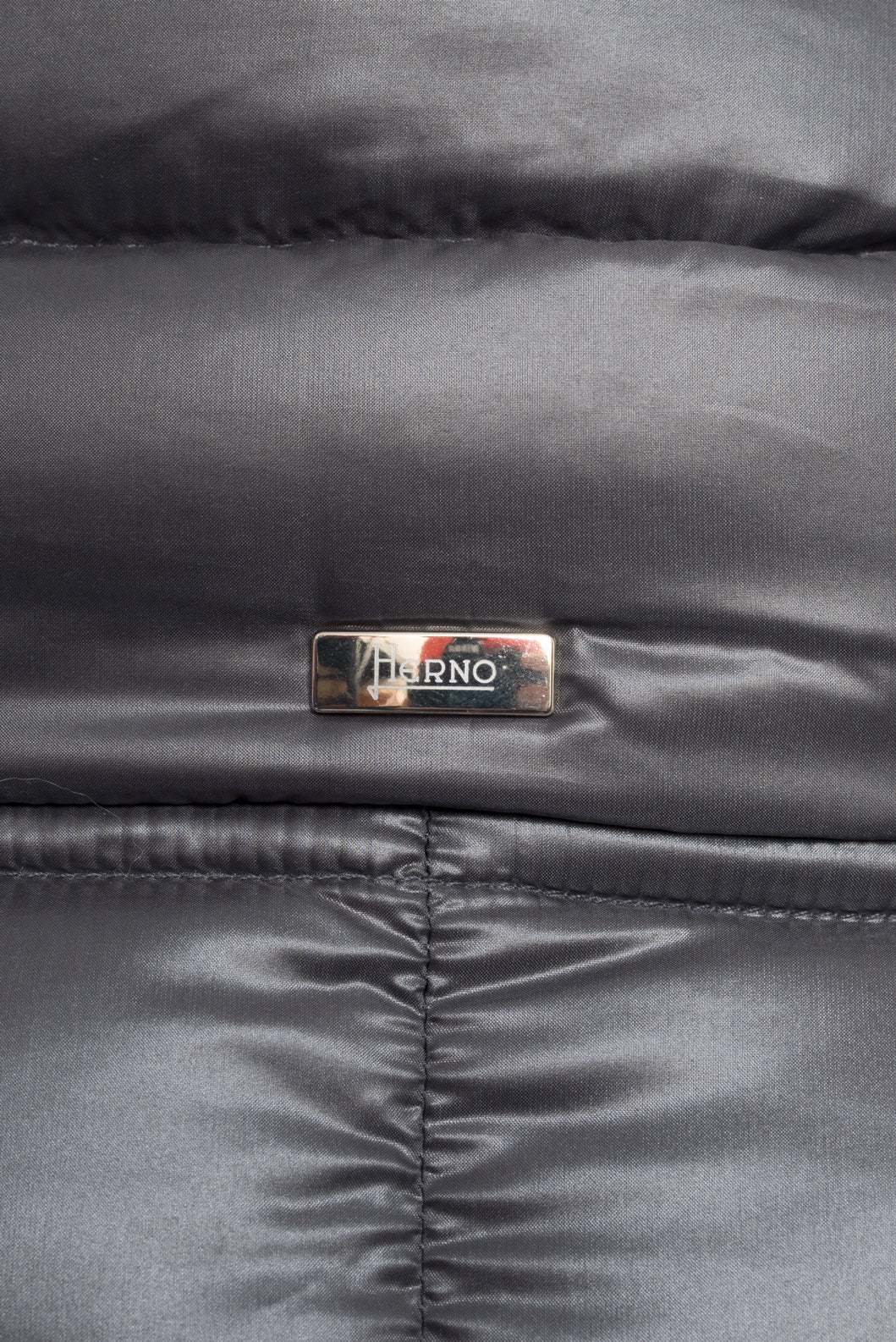 Herno Dark Grey Down Filled Puffer Coat - M