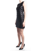 Prada Black Brocade Sleevless Wiggle Dress - 4