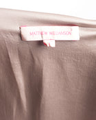 Matthew Williamson Fall 2010 Runway Purple Silk Draped One Shoulder Mini Dress - 4