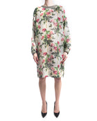 Antonio Marras Spring 2016 Runway Floral Shimmer Shift Dress