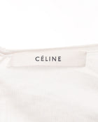 Celine Resort 2017 White Floral A-Line Dress