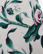 Burberry Green and Pink Silk Floral Print Short Sleeve Dress - 8 I MISS YOU VINTAGE Burberry Green and Pink Silk Floral Print Short Sleeve Dress - 8 I MISS YOU VINTAGE