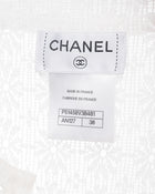 Chanel 2015 Spring Runway White Lace Pleat Skirt Suit - 4/6