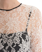 Erdem resort 2014 White Lace 1950s style Dress - S