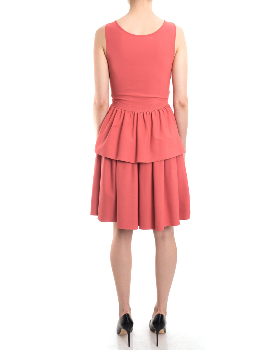 jersey peplum dress Stella Mccartney black stretch-jersey strapless peplum dress size 46 IT