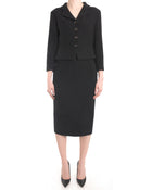 Chanel 2012 Cruise Black Fitted Skirt Suit - 38 / 6