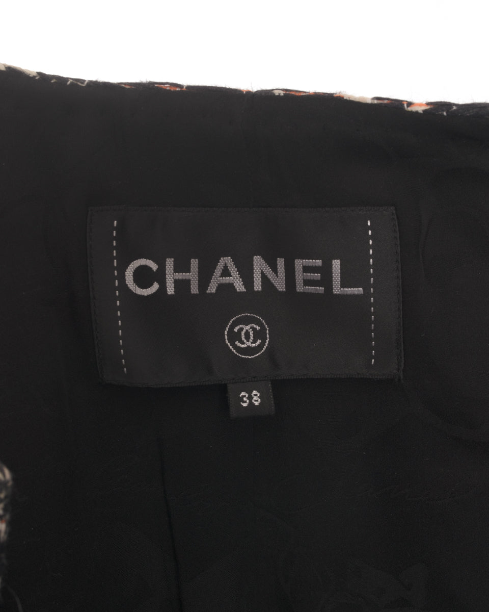 Chanel 2018 Resort Paris Greece Jacquard Runway Jacket - 38