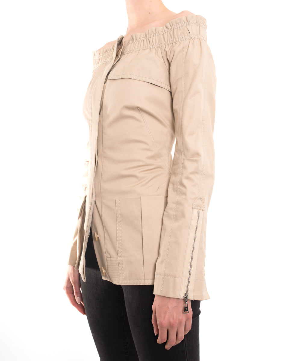 Jacket Louis Vuitton Beige size 36 FR in Cotton - 21709752