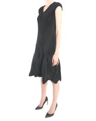 Issey Miyake Black Sleeveless Avant Garde Dress - M